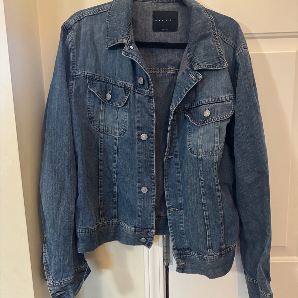 Sisley‎ Denim Blue Women's Jean Jacket XL